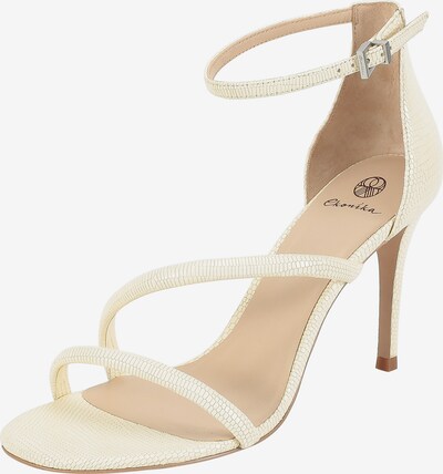 Ekonika Sandalen met riem in de kleur Beige, Productweergave