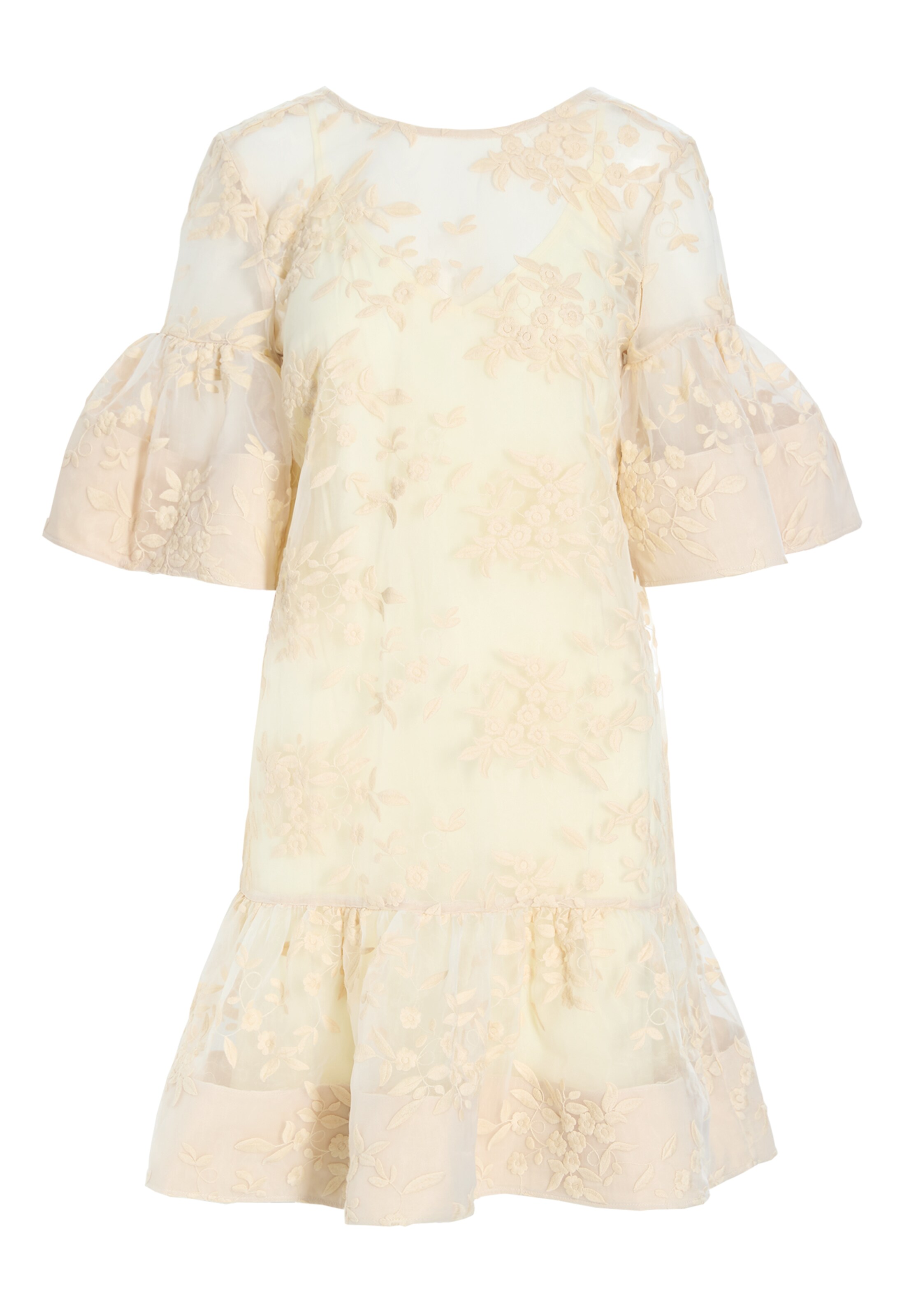 Dea Kudibal - Vestido em bege: frente