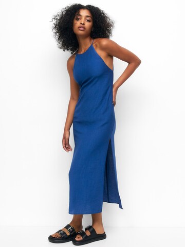 Pull&Bear Kleid in Blau: predná strana