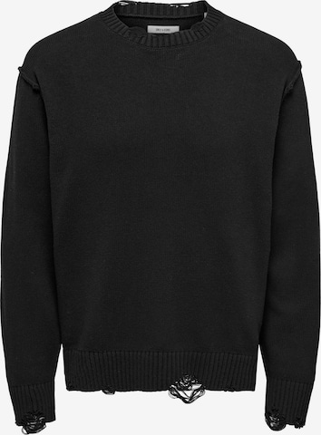 Pull-over 'ONStune' Only & Sons en noir : devant