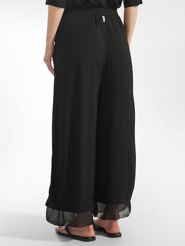 DEHA Wide Leg Hose in Schwarz