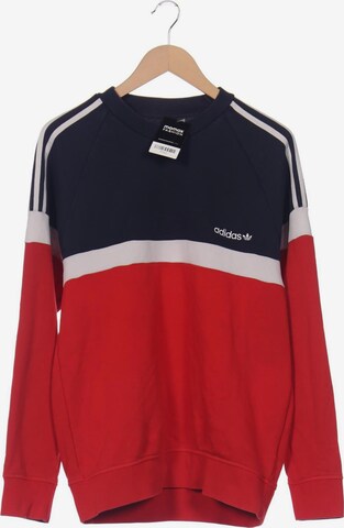 ADIDAS ORIGINALS Sweatshirt & Zip-Up Hoodie in M in Red: front
