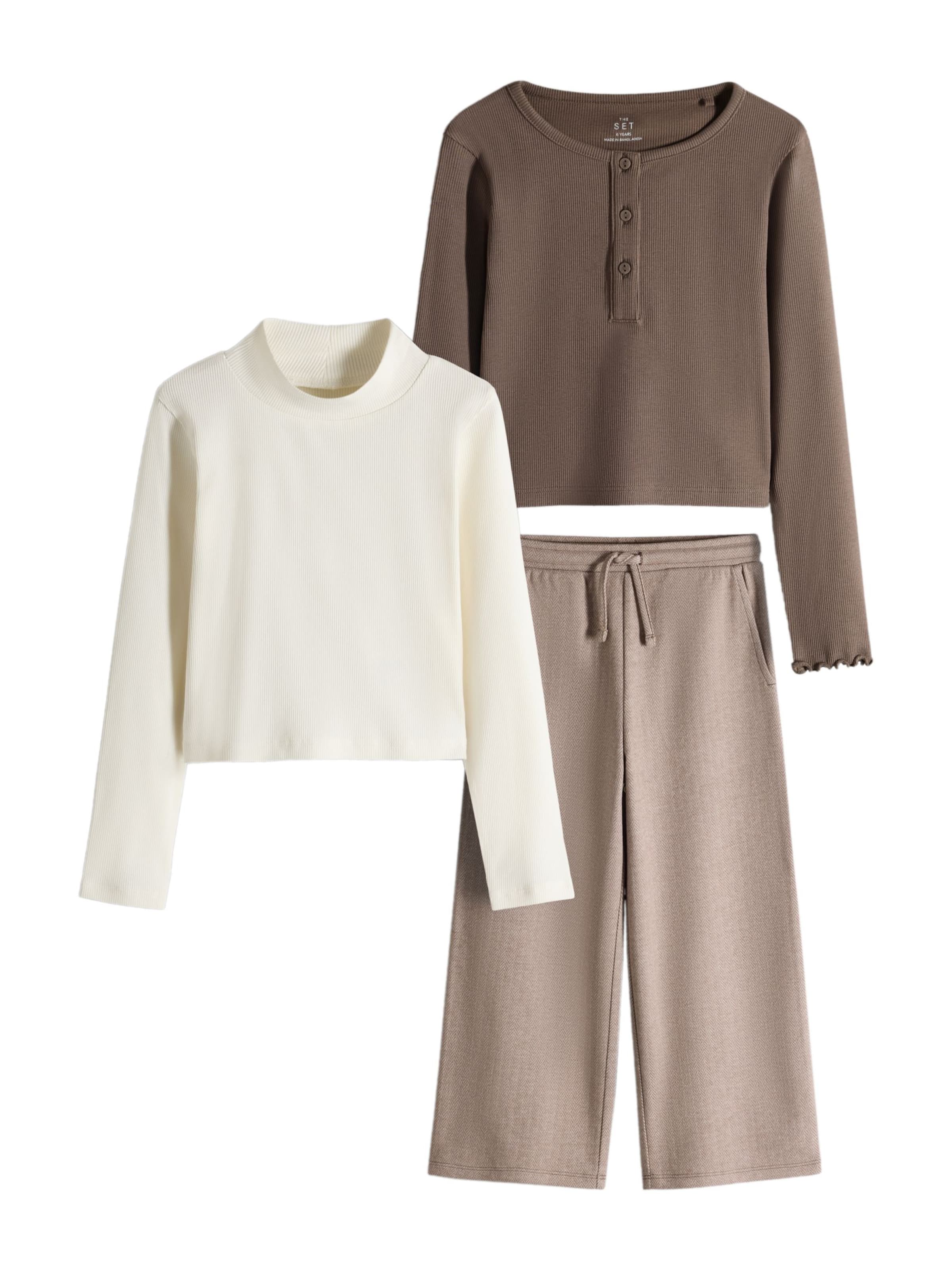 The Set - Conjunto en beige: frente