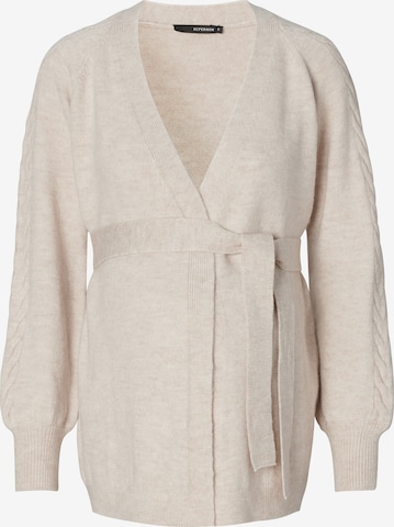 Cardigan Supermom en beige : devant