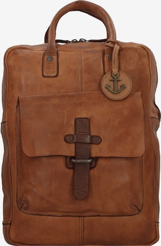 Harbour 2nd Backpack 'Devon' in Brown: front