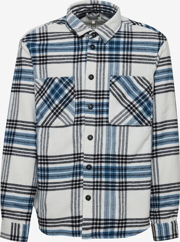 !Solid Button Up Shirt 'Aakon' in Blue: front