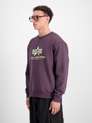 ALPHA INDUSTRIES - Sweatshirt em roxo