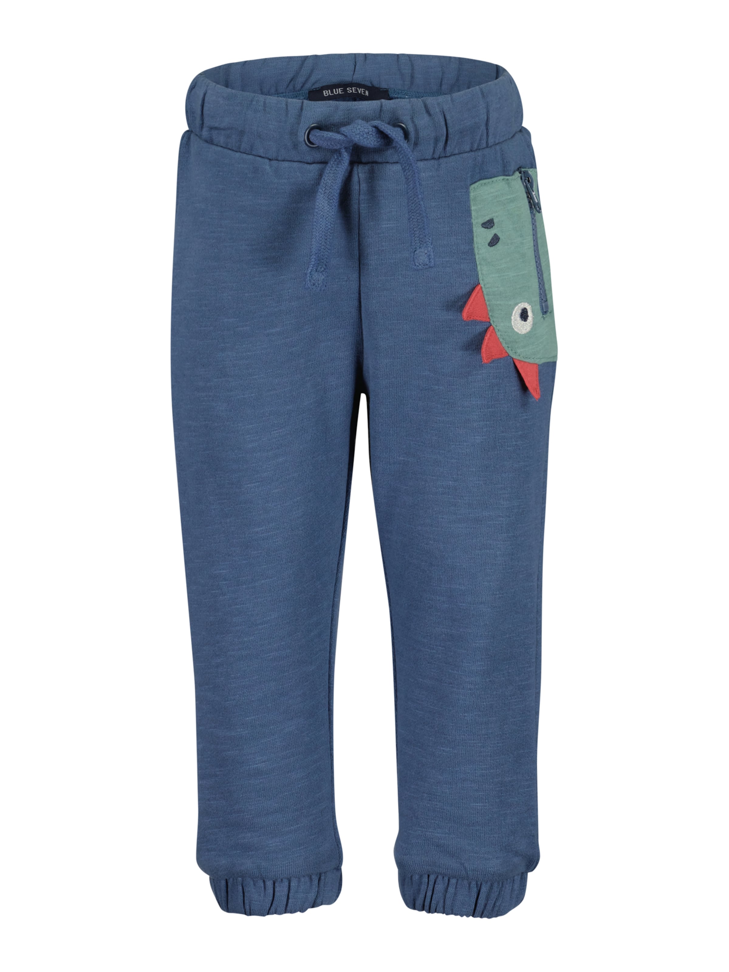 BLUE SEVEN Tapered Trousers in Blue: front