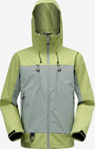 YOUTHUP Winter Jacket 'Lässig' in Green: front