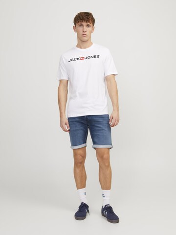 JACK & JONES regular Jeans 'JJRick JJIcon' i blå