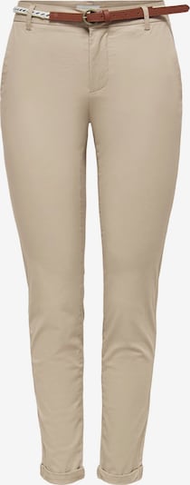 ONLY Pantalon chino 'ONLBIANA' en beige, Vue avec produit