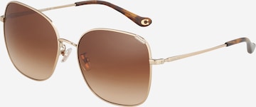 COACH Sunglasses '0HC7133' in Gold: front