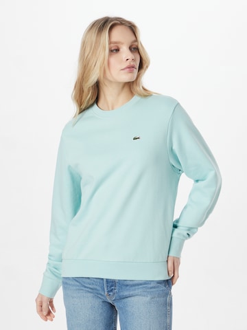 Sweat-shirt LACOSTE en vert : devant