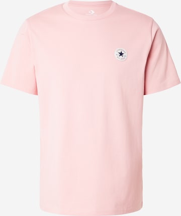 T-Shirt 'CHUCK' CONVERSE en rose : devant