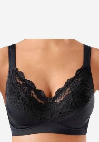 Invisible Soutien-gorge PETITE FLEUR en noir : devant