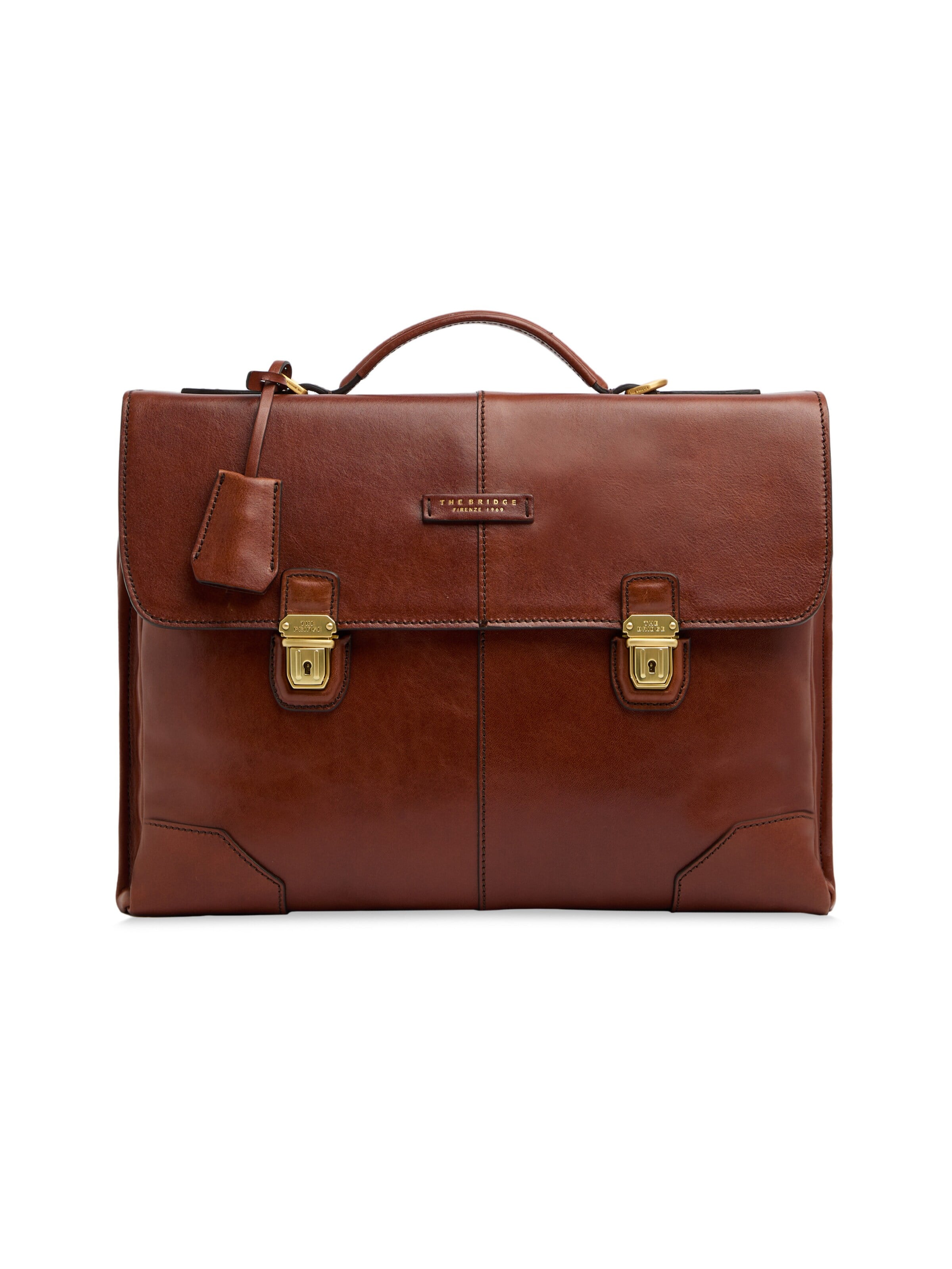 The Bridge Briefcase in Brown