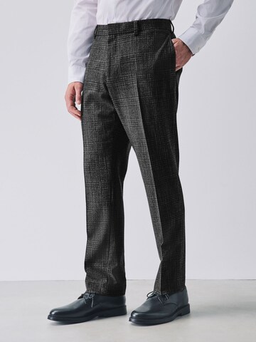 Next Slimfit Pantalon in Grijs: voorkant