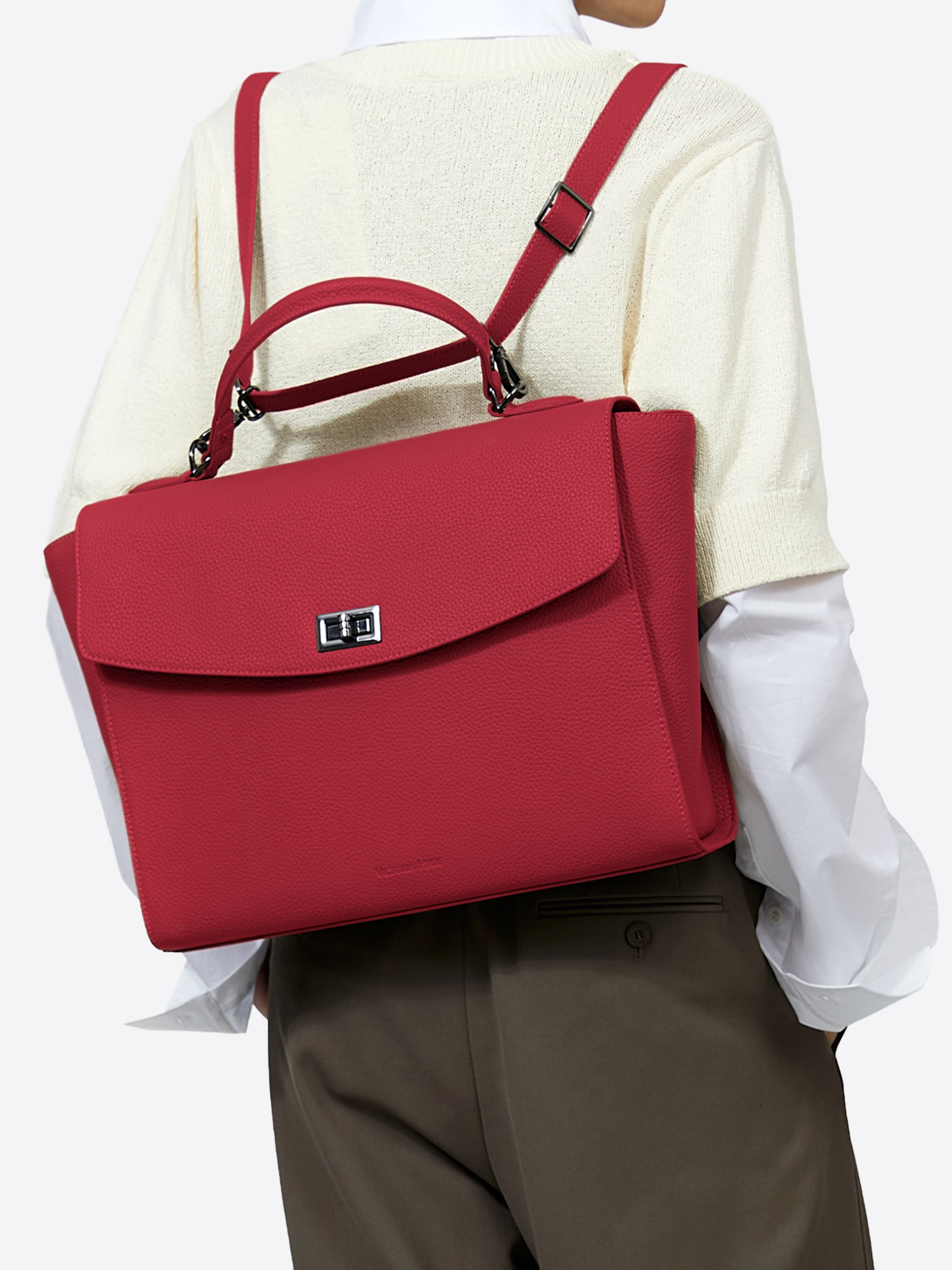 Sac à dos 'Potter ' Victoria Hyde en rouge : devant