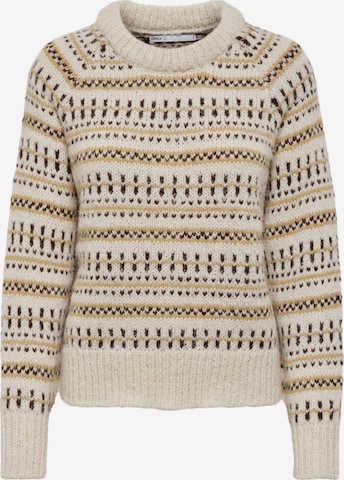 ONLY Sweater 'Alyssa' in Beige: front