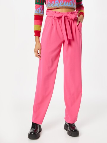 Largi Pantaloni de la Sublevel pe roz: față
