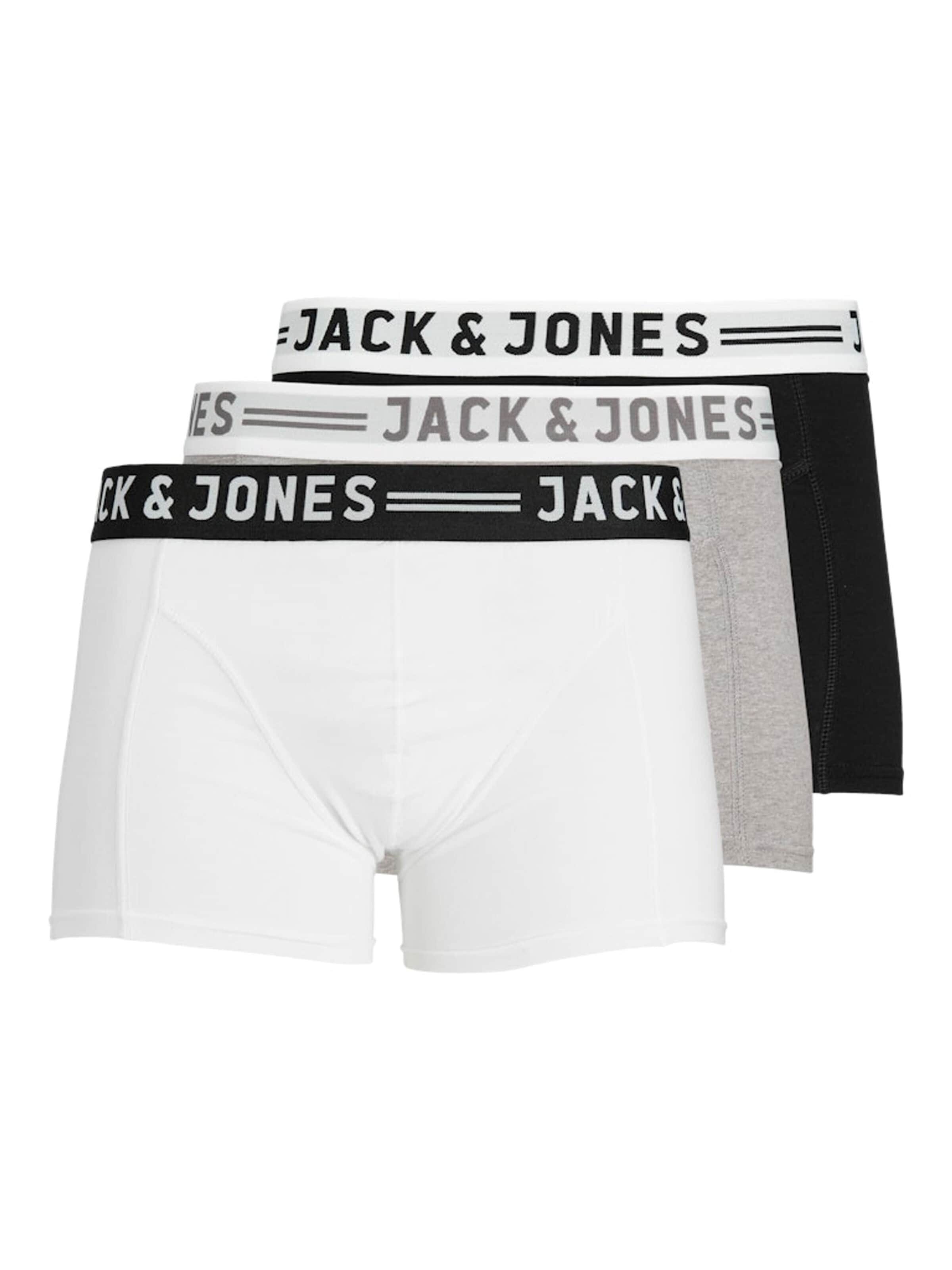 JACK & JONES Boxer shorts 'sense' in Grey: front