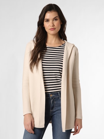 Marie Lund Knit Cardigan in Beige: front