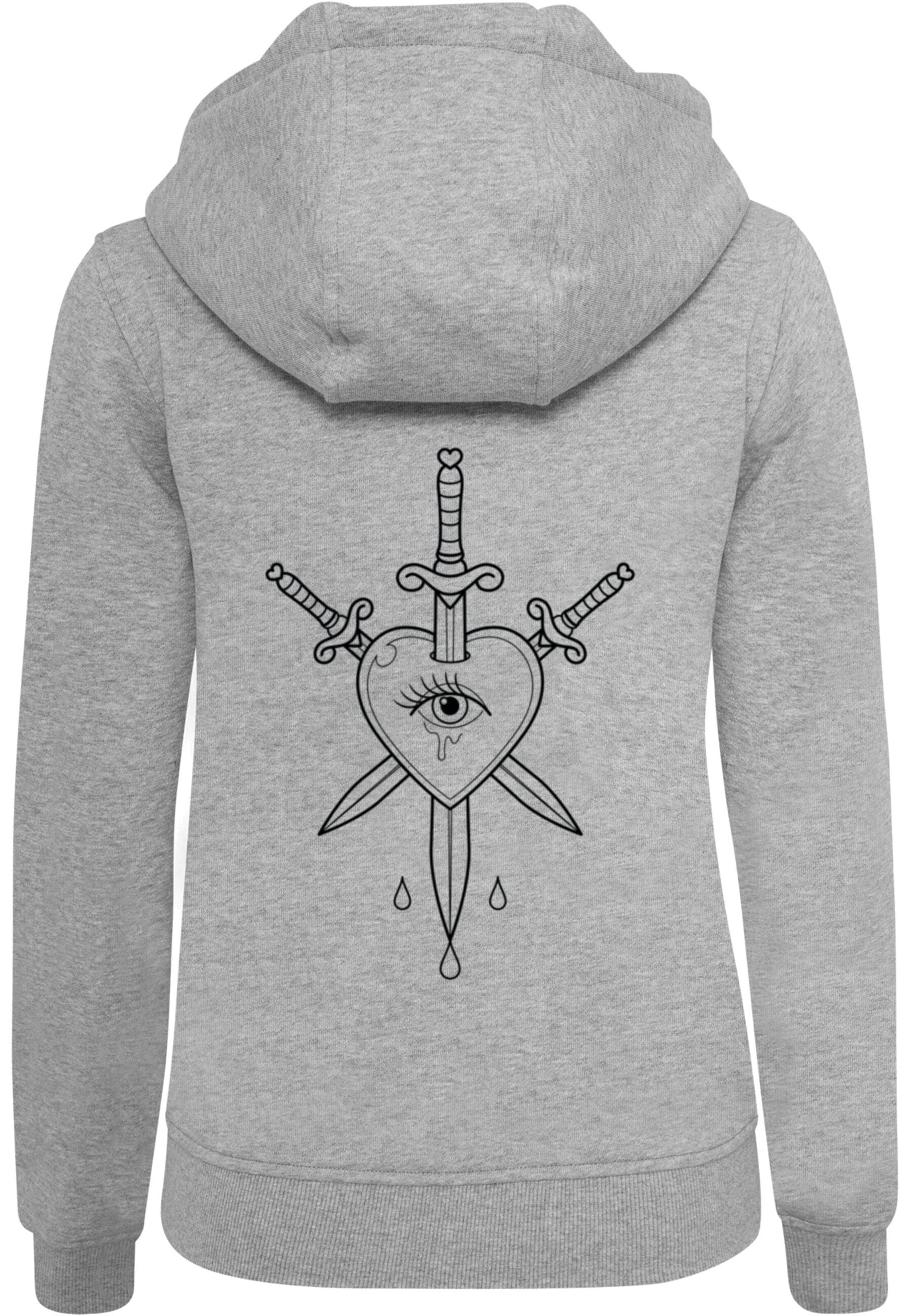 Felpa 'Heartbreaker Lovetaker' di Mister Tee in grigio