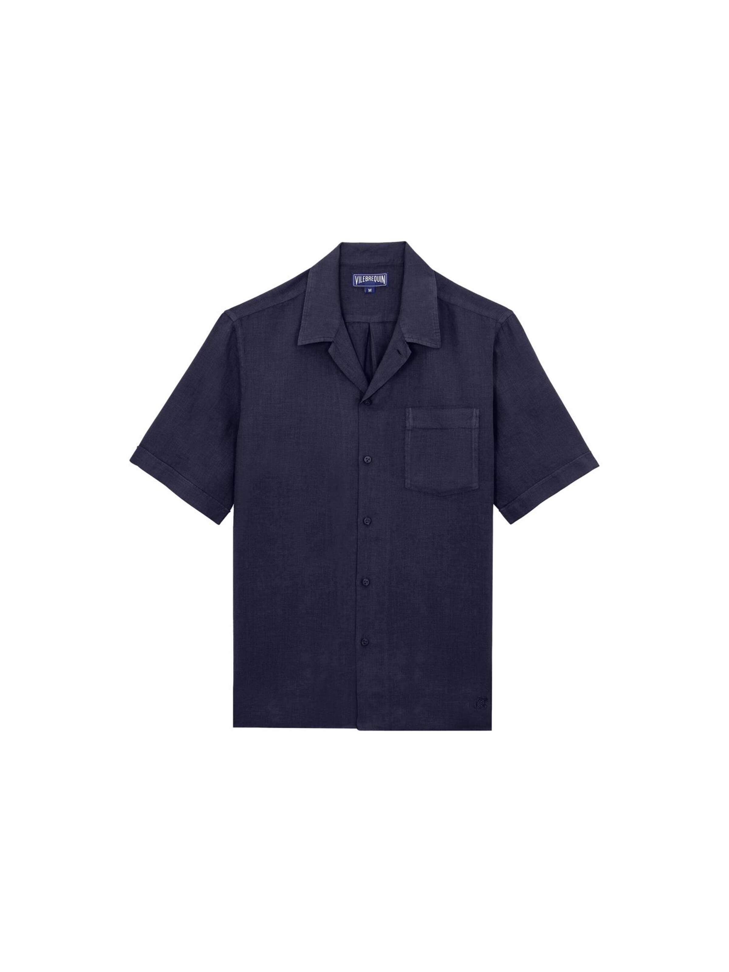 Vilebrequin Hemd‌‌‌‌‌ in Blau: Vorderseite