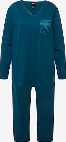 Ulla Popken Pyjama in Blau: Vorderseite