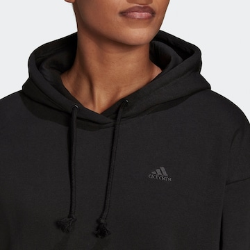 ADIDAS SPORTSWEAR Athletic Sweatshirt 'All Szn Fleece Long' in Black