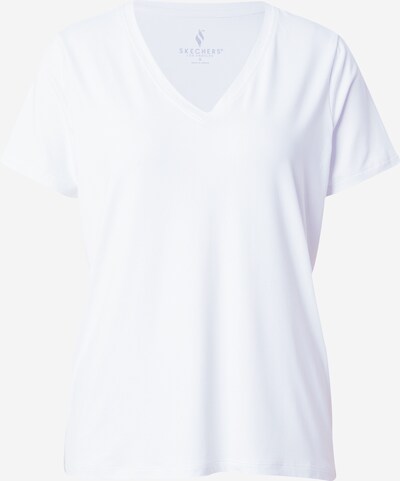SKECHERS T-shirt fonctionnel 'GODRI SERENE' en blanc, Vue avec produit