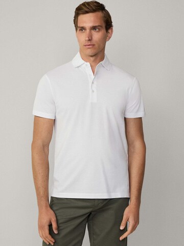 T-Shirt 'Mercerised' Hackett London en blanc : devant