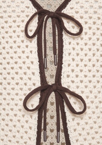 Copenhagen Studios Kootud topp, värv valge