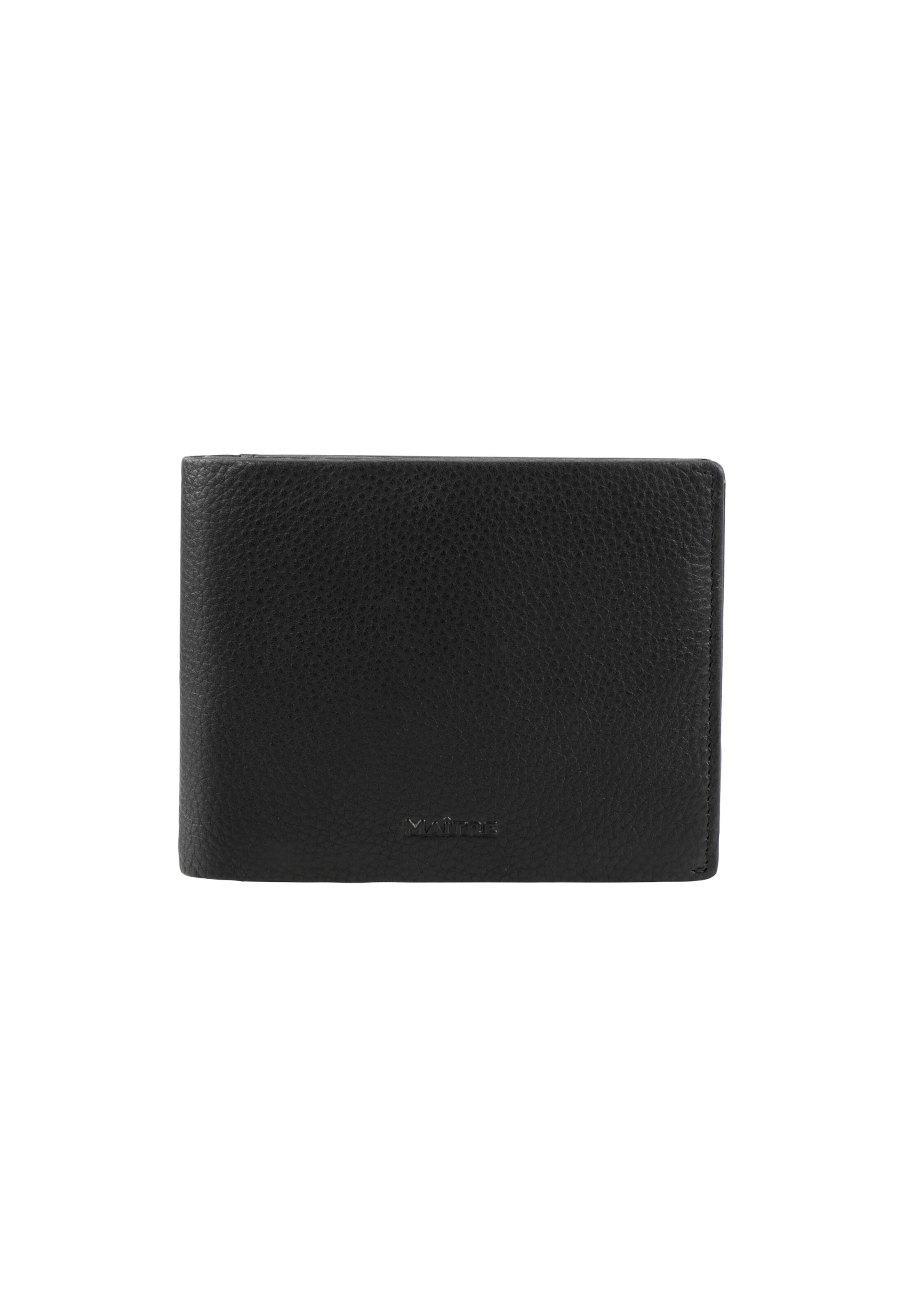 Maître Portemonnee 'Schwarzerden Gathman' in Zwart: voorkant