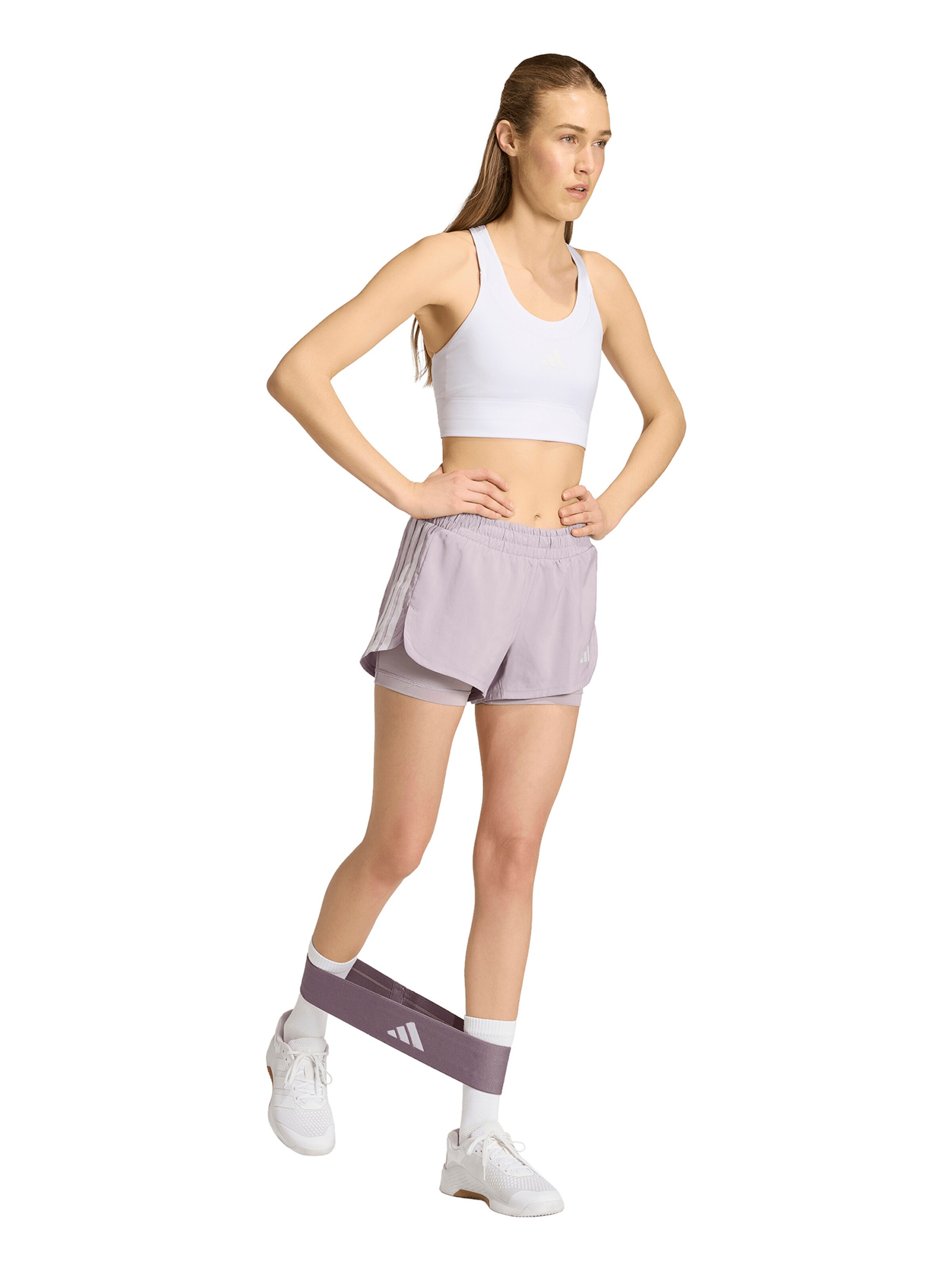 Regular Pantalon de sport 'PACER' ADIDAS PERFORMANCE en violet