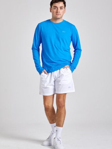 SPORTKIND Funktionsshirt 'Crew Neck Long Sleeve Shirt'‌‌‌‌‌‌‌‌‌‌ in Blau: Vorderseite