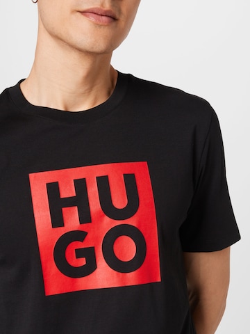 HUGO Red - Camisa 'Daltor' em preto