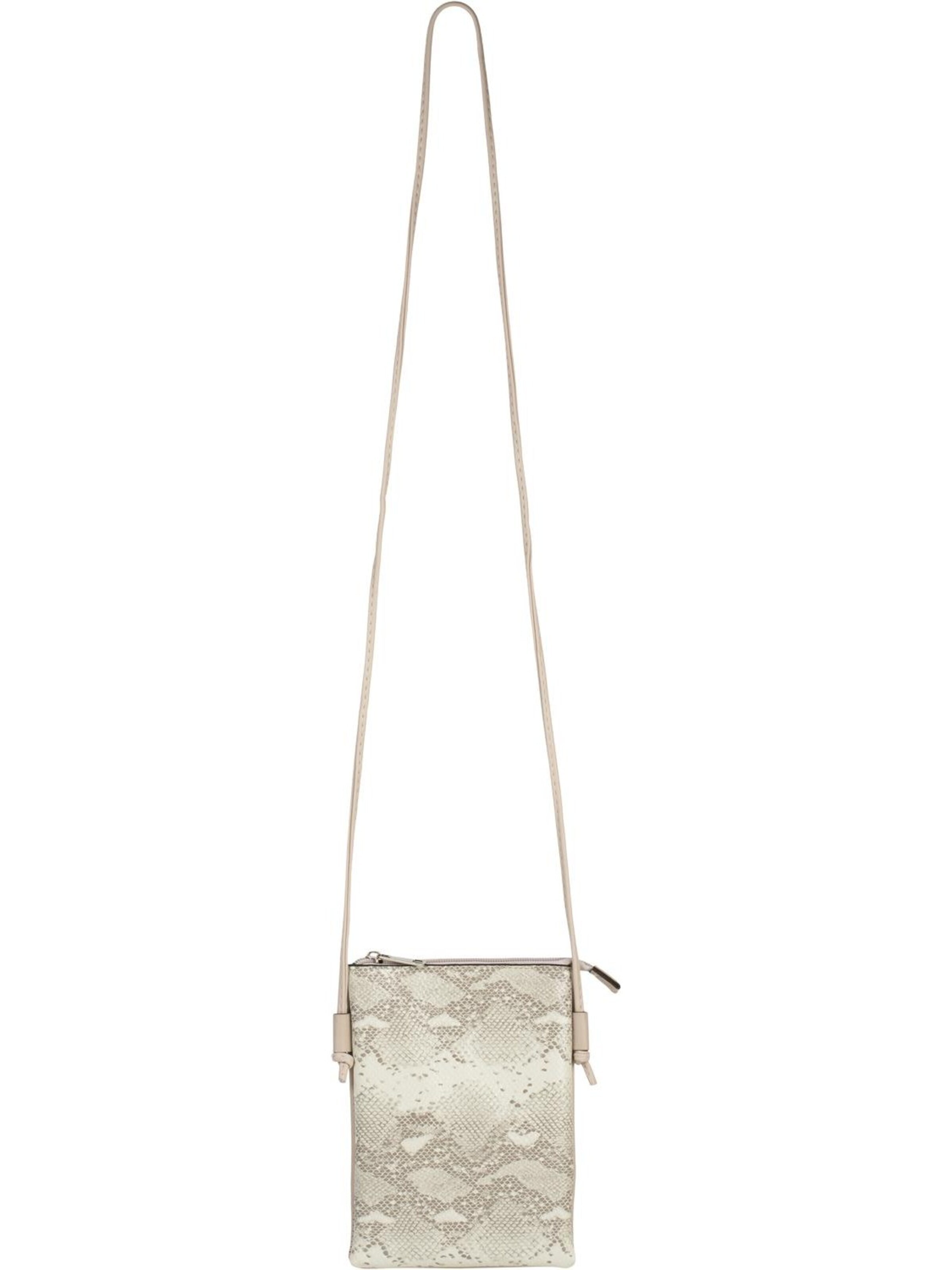 styleBREAKER Umhängetasche 'Mini Umhängetasche Schlangenleder Optik'‌‌‌ in Beige