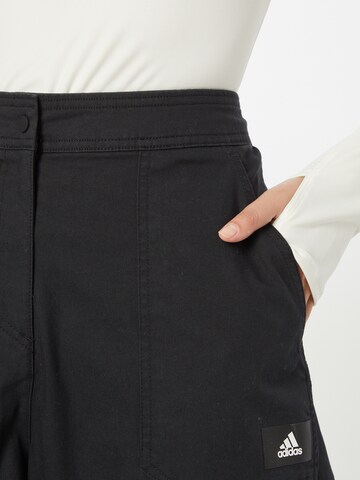 ADIDAS SPORTSWEAR Loose fit Workout Pants 'Wip' in Black