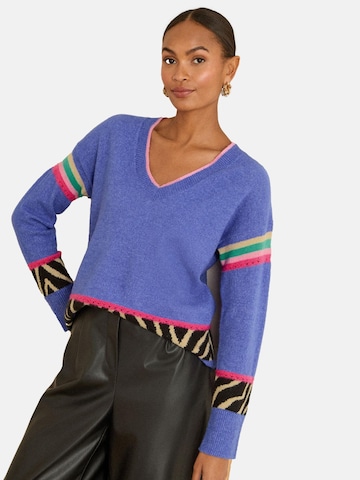 love & roses Свитер в Синий: спереди