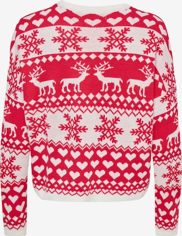 ONLY Sweater 'XMAS' in Red