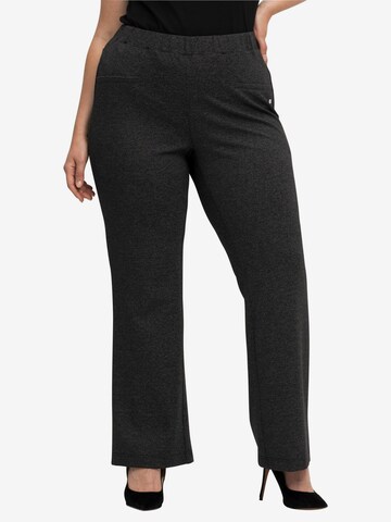 SHEEGO Bootcut Hose in Schwarz: predná strana