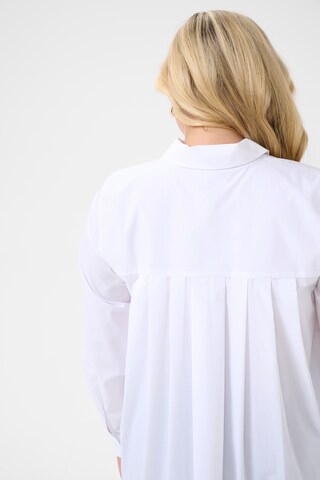 Chemisier 'Sera' KAFFE CURVE en blanc