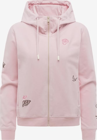 Giacca di felpa 'Parya' di Ragwear in rosa: frontale