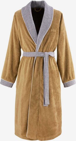 BOSS Long Bathrobe 'LORD' in Brown: front