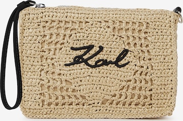 Karl LagerfeldVrećasta torba - bež boja: prednji dio