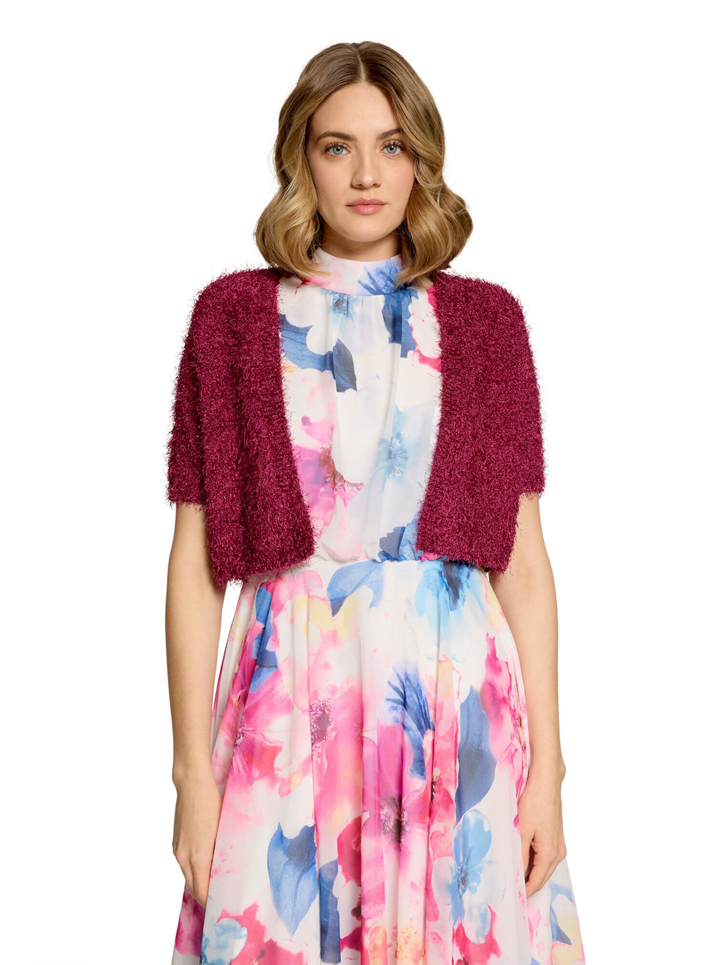 Cardigan Vera Mont en rouge : devant