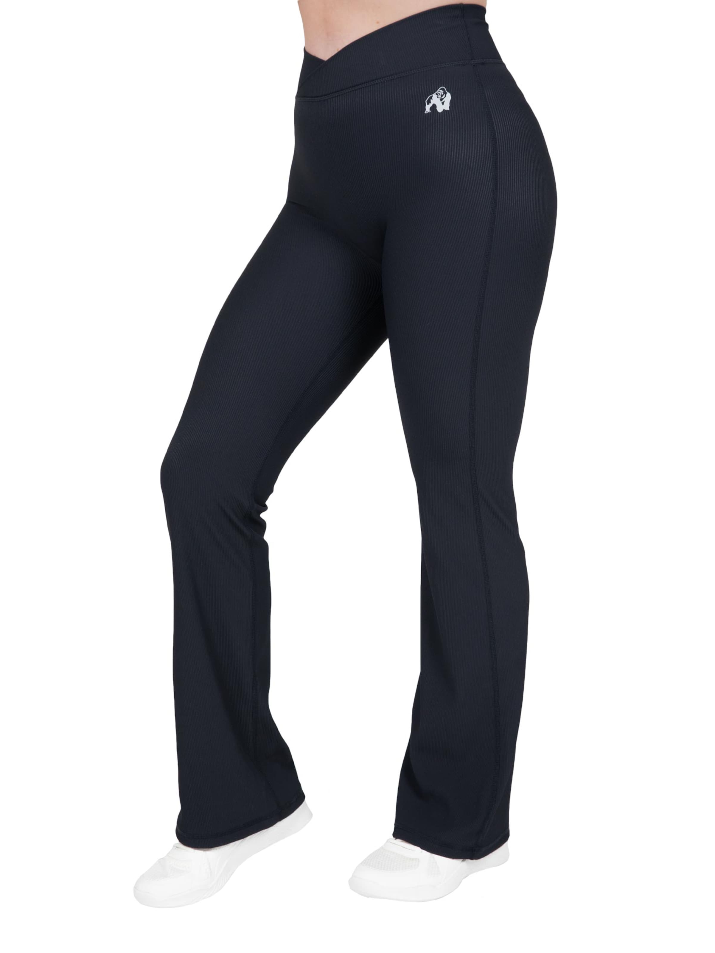 Gorilla Wear Flared Pants 'Carmen' in Blue: front