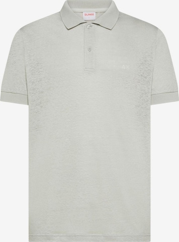 Maglietta 'POLO JERSEY LINEN S/S' di SUN68 in grigio: frontale