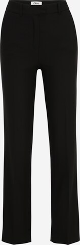 s.Oliver BLACK LABEL Pleated Pants in Black: front